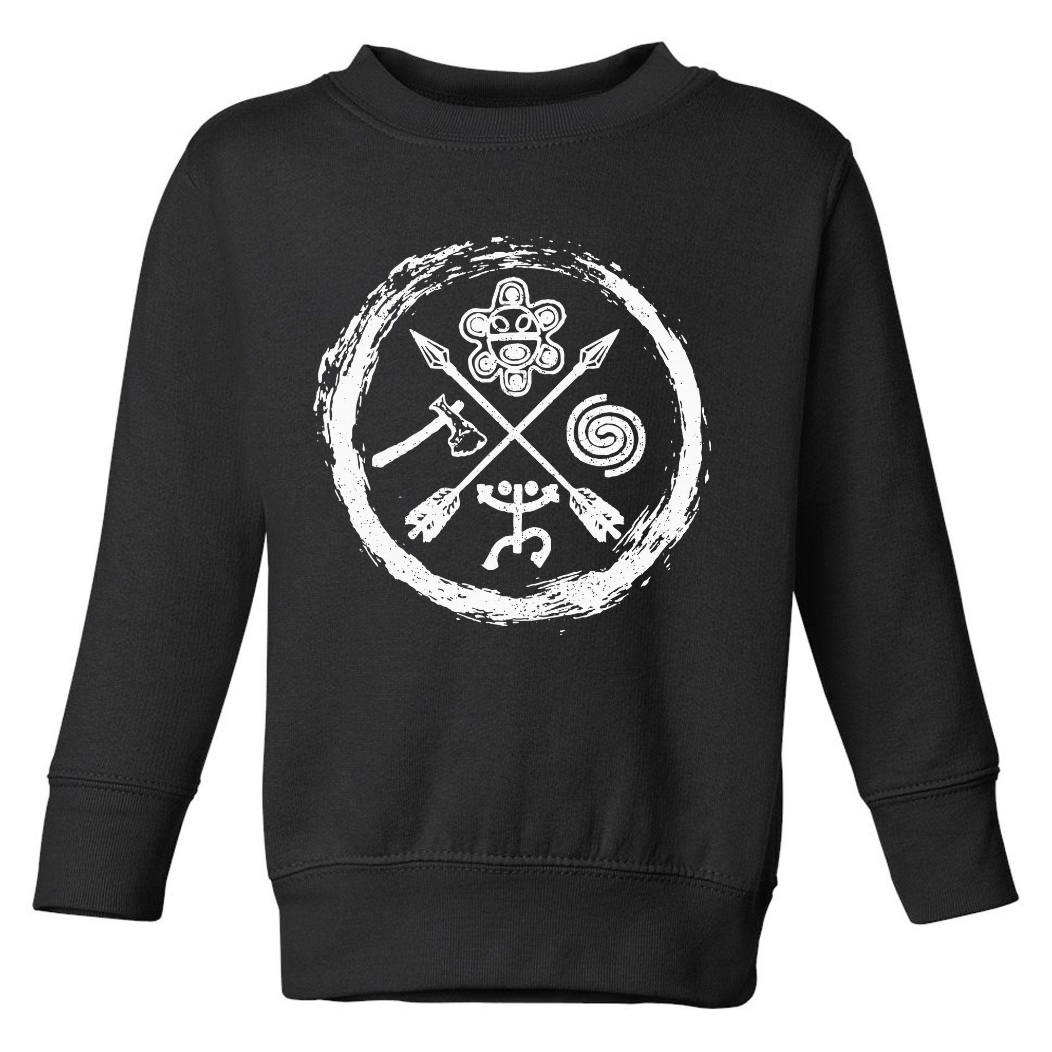 Taino Warrior Coqui Sun Puerto Rico Taina Boricua Boriken Toddler Sweatshirt