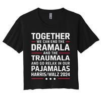 Together We Can End The Dramala And The Traumala Women's Crop Top Tee