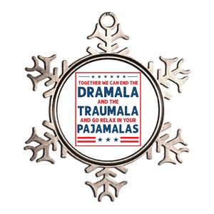 Together We Can End The Dramala And The Traumala Metallic Star Ornament