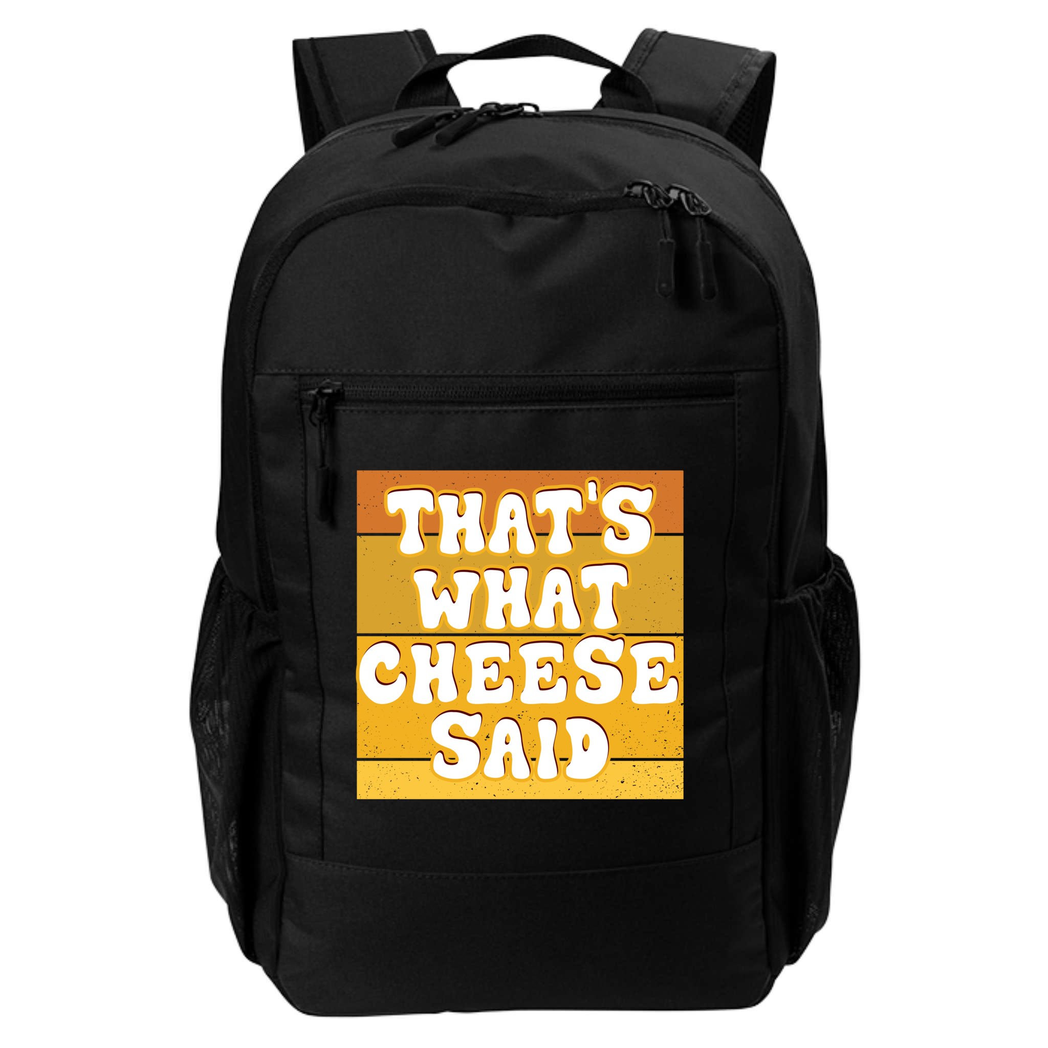 ThatS What Cheese Said Retro Wisconsin Cheese Pun Great Gift Backpack