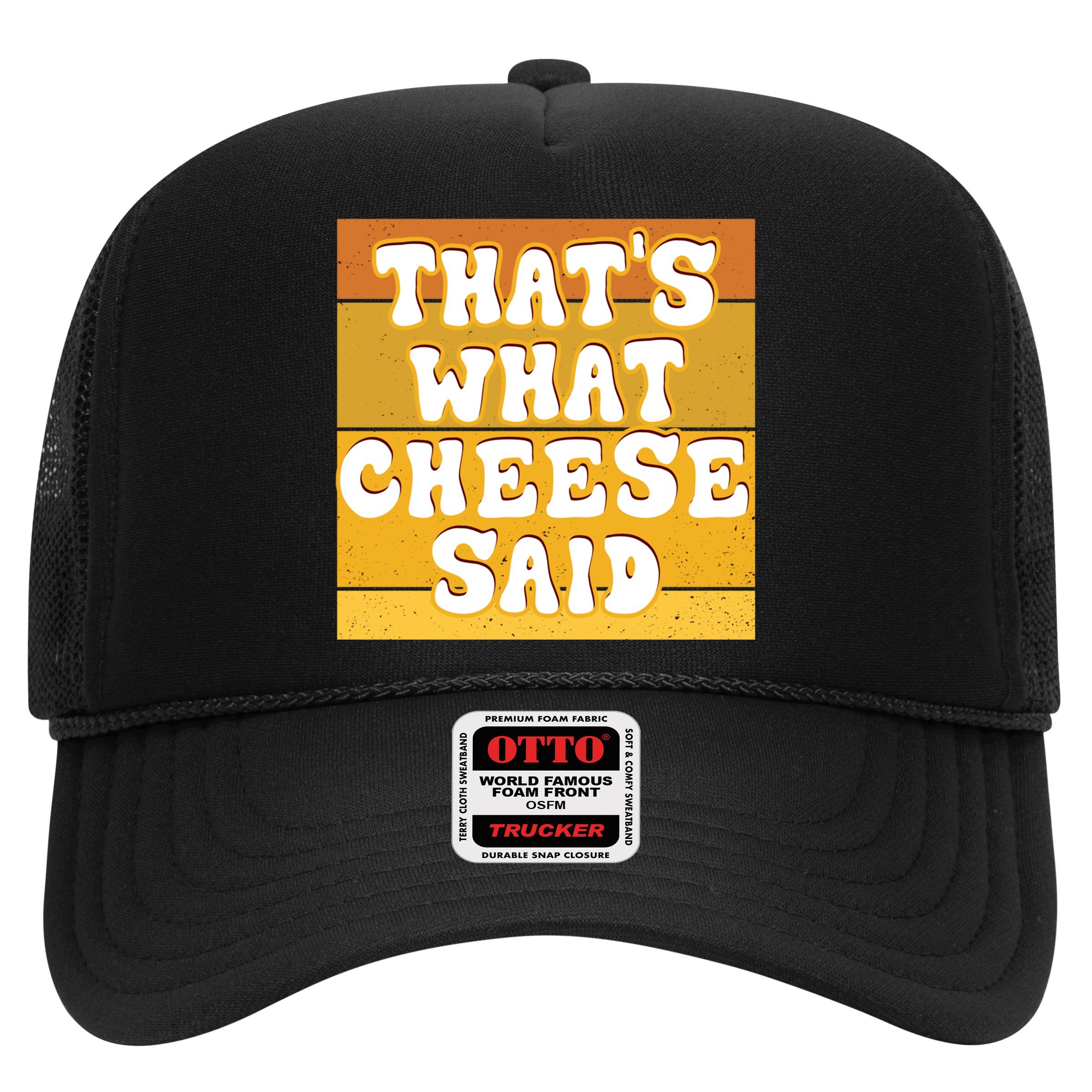 ThatS What Cheese Said Retro Wisconsin Cheese Pun Great Gift Hat
