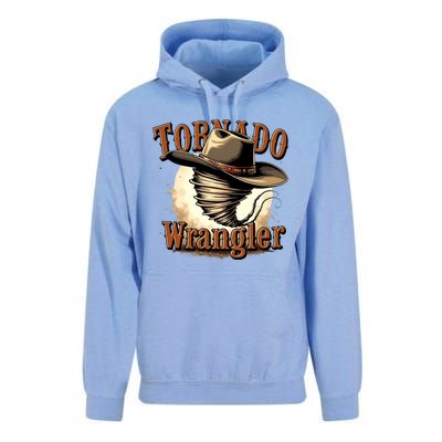 Tornado Wrangler Cowboy Wrangler Unisex Surf Hoodie