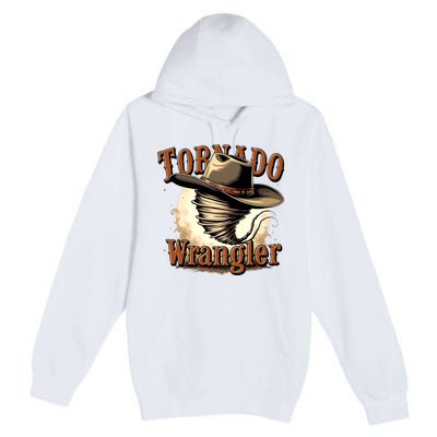 Tornado Wrangler Cowboy Wrangler Premium Pullover Hoodie