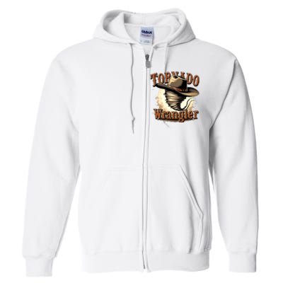 Tornado Wrangler Cowboy Wrangler Full Zip Hoodie