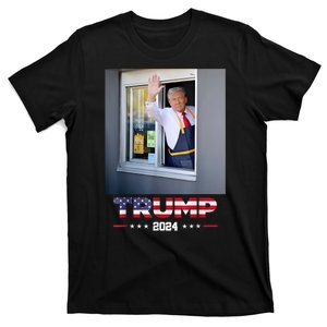 Trump Works Drivethru Trump Serving French Fries T-Shirt