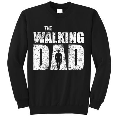 The Walking Dad Father Gifts Man Dead Retro Vintage Fun Sweatshirt