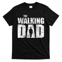 The Walking Dad Father Gifts Man Dead Retro Vintage Fun T-Shirt