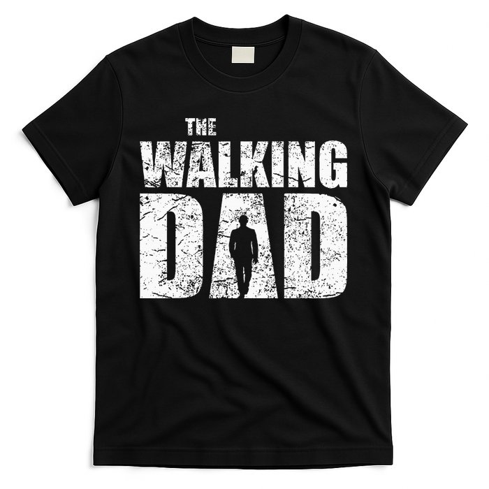 The Walking Dad Father Gifts Man Dead Retro Vintage Fun T-Shirt