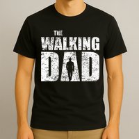 The Walking Dad Father Gifts Man Dead Retro Vintage Fun T-Shirt