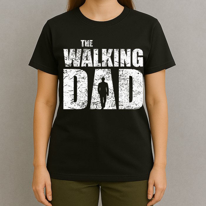 The Walking Dad Father Gifts Man Dead Retro Vintage Fun T-Shirt