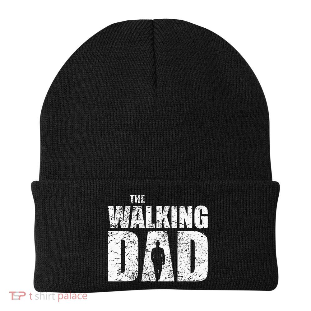 The Walking Dad Father Gifts Man Dead Retro Vintage Fun Beanie