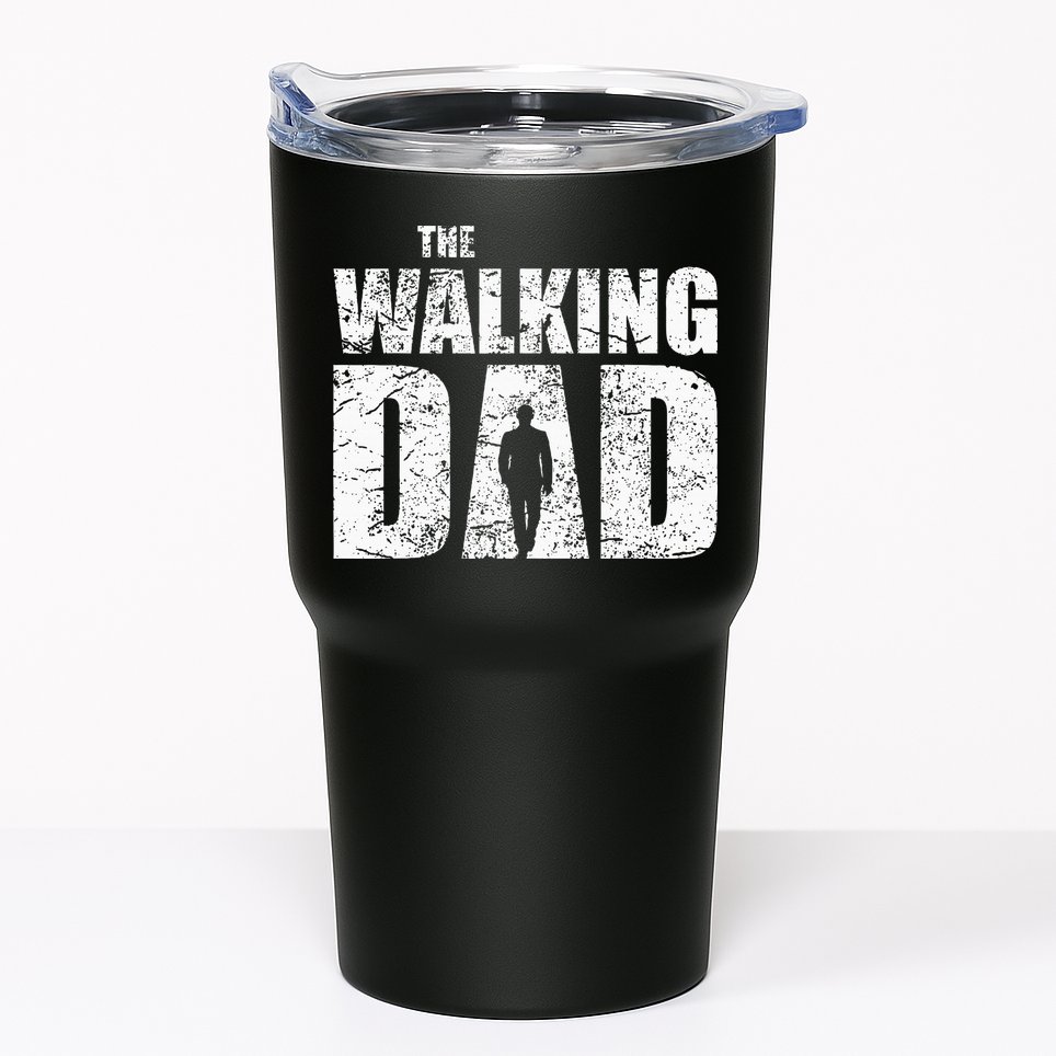 The Walking Dad Father Gifts Man Dead Retro Vintage Fun Tumbler