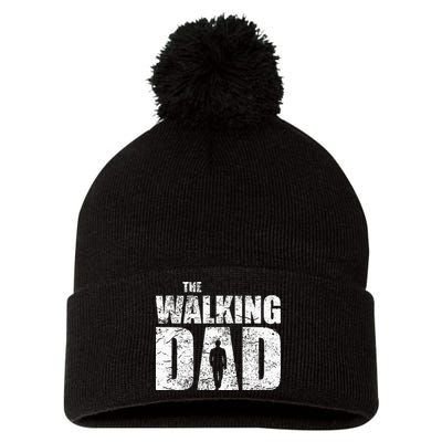 The Walking Dad Father Gifts Man Dead Retro Vintage Fun Pom Pom 12in Knit Beanie