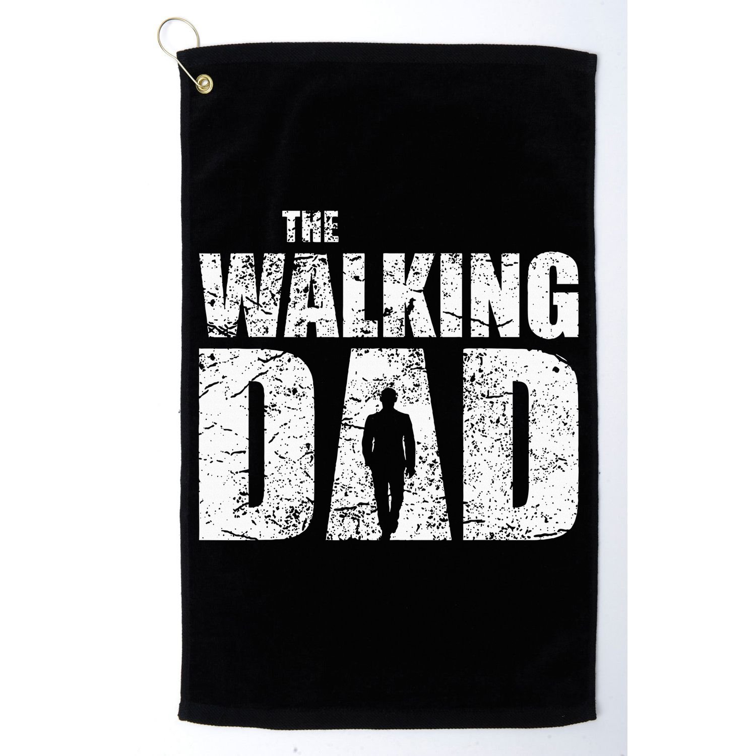 The Walking Dad Father Gifts Man Dead Retro Vintage Fun Golf Towel