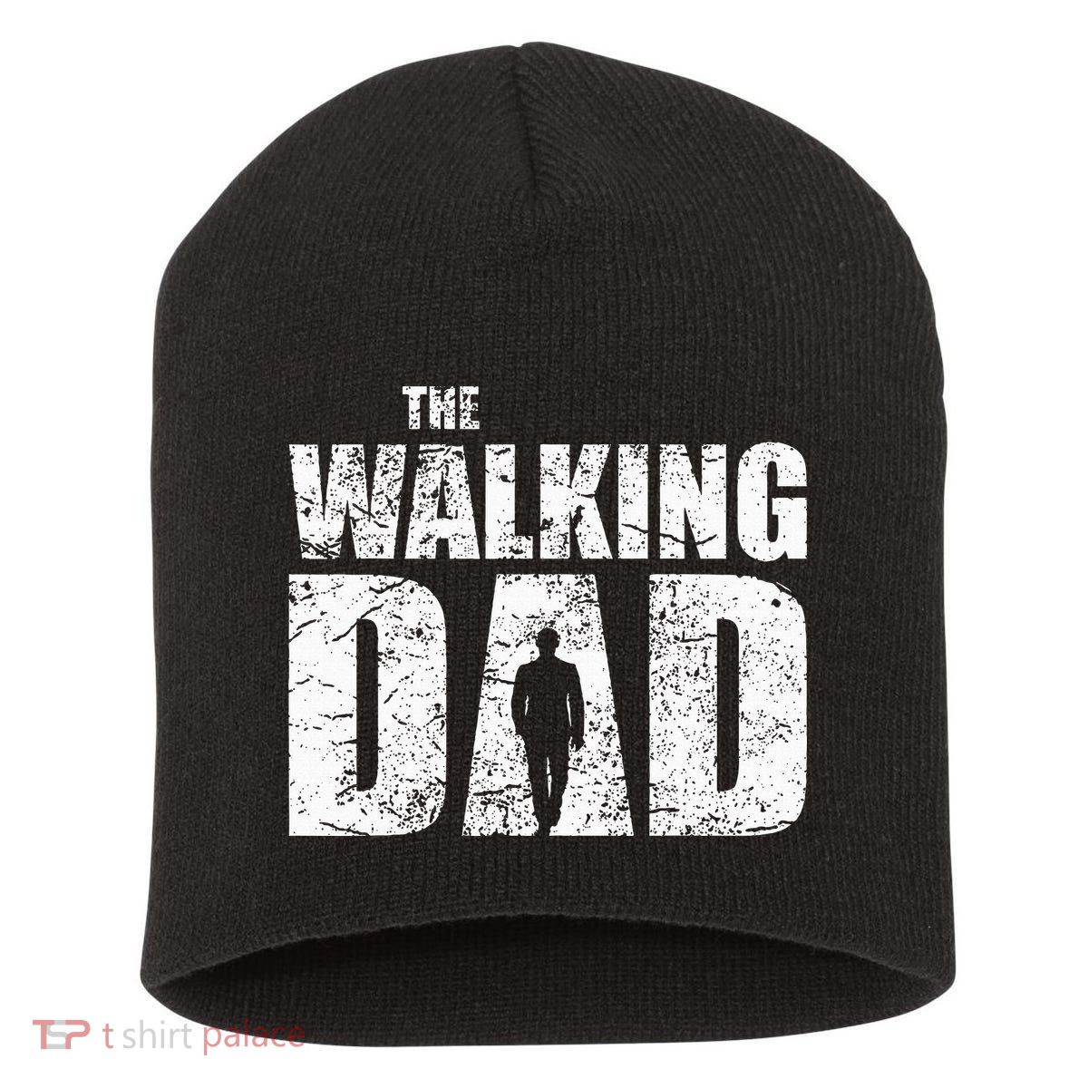 The Walking Dad Father Gifts Man Dead Retro Vintage Fun Short Acrylic Beanie