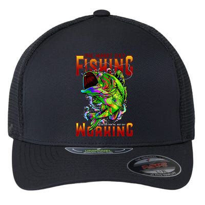 The Worst Day Fishing Is Better Than The Best Day Working Flexfit Unipanel Trucker Cap