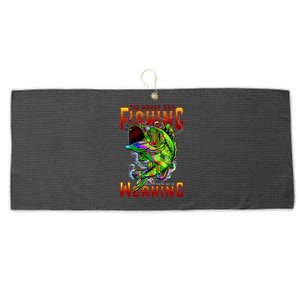 The Worst Day Fishing Is Better Than The Best Day Working Large Microfiber Waffle Golf Towel