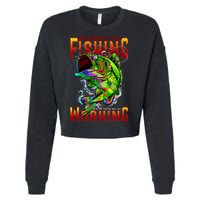 The Worst Day Fishing Is Better Than The Best Day Working Cropped Pullover Crew