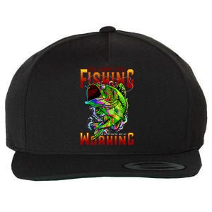 The Worst Day Fishing Is Better Than The Best Day Working Wool Snapback Cap