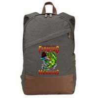 The Worst Day Fishing Is Better Than The Best Day Working Cotton Canvas Backpack