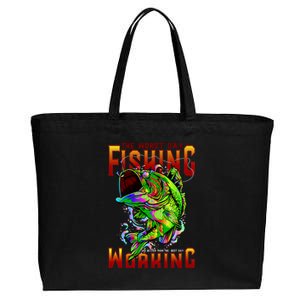 The Worst Day Fishing Is Better Than The Best Day Working Cotton Canvas Jumbo Tote