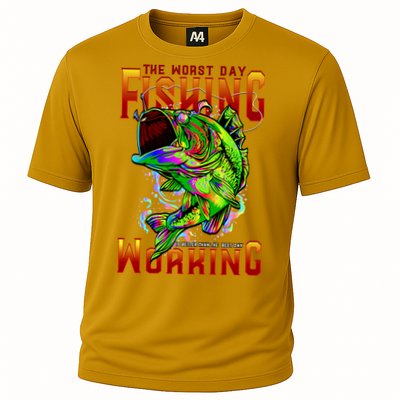 The Worst Day Fishing Is Better Than The Best Day Working Performance Shirt