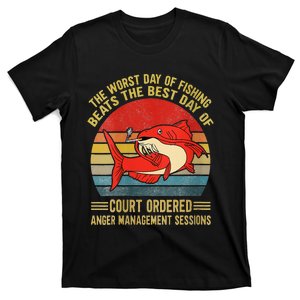 The Worst Day Of Fishing Beats The Best Day Of Court Ordered Cute T-Shirt