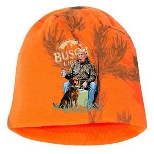 Trump With Dog Duck Waterfowl Hunting Camo President Trump Kati - Camo Knit Beanie