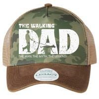 The Walking Dad The The Myth The Legend Meaningful Gift Legacy Tie Dye Trucker Hat