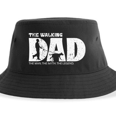 The Walking Dad The The Myth The Legend Meaningful Gift Sustainable Bucket Hat