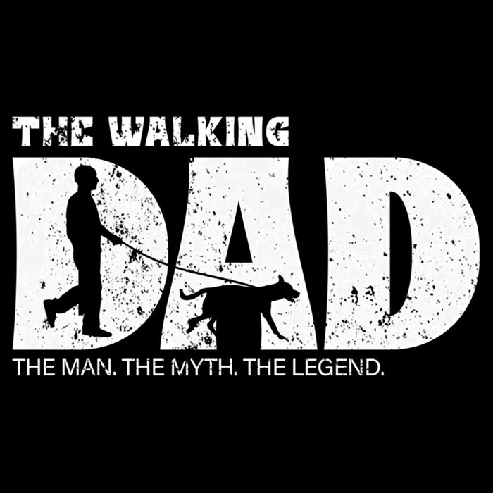 The Walking Dad The The Myth The Legend Meaningful Gift Drawstring Bag