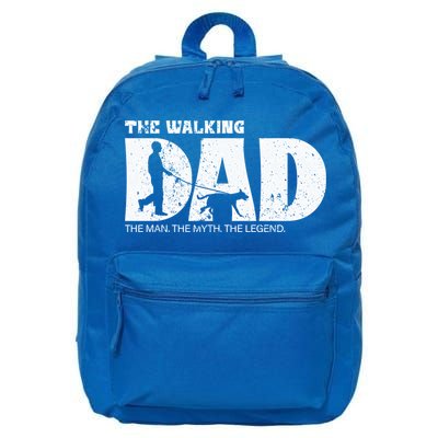 The Walking Dad The The Myth The Legend Meaningful Gift 16 in Basic Backpack