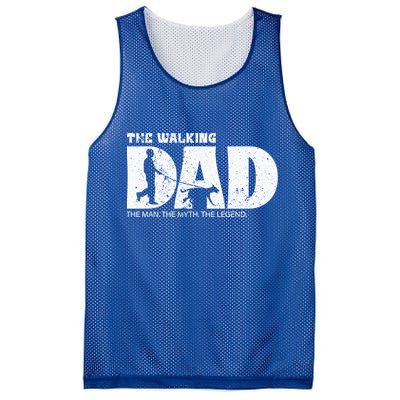 The Walking Dad The The Myth The Legend Meaningful Gift Mesh Reversible Basketball Jersey Tank
