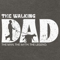 The Walking Dad The The Myth The Legend Meaningful Gift Cotton Canvas Backpack