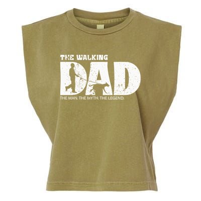 The Walking Dad The The Myth The Legend Meaningful Gift Garment-Dyed Women's Muscle Tee