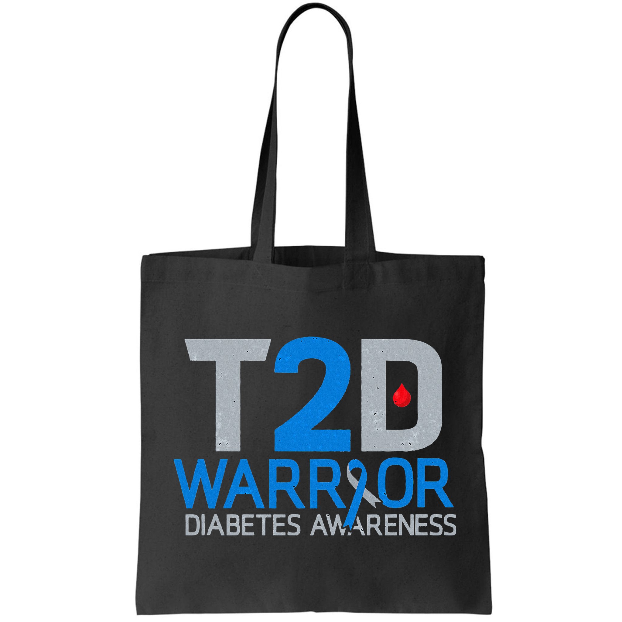 T2D Warrior Diabetes Awareness Type 2 Diabetic Fighter Bag