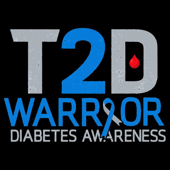 T2D Warrior Diabetes Awareness Type 2 Diabetic Fighter Bag