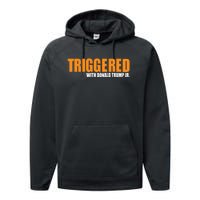 Triggered With Donald Trump Performance Fleece Hoodie