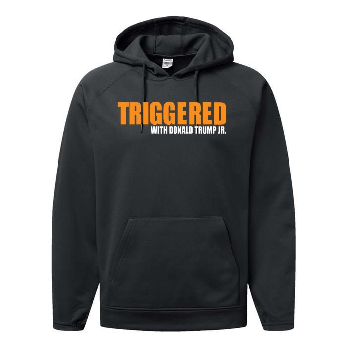 Triggered With Donald Trump Performance Fleece Hoodie