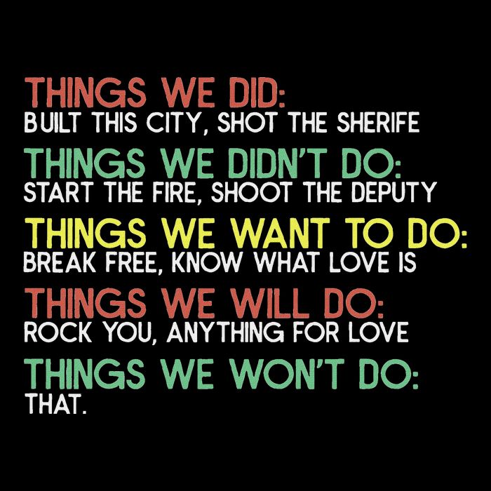 Things We Did Built This City Shot The Sherife Things We Drawstring Bag