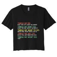 Things We Did Built This City Shot The Sherife Things We Crop Top