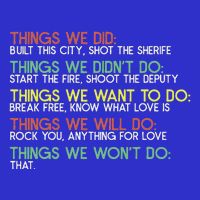 Things We Did Built This City Shot The Sherife Things We 16 in Basic Backpack