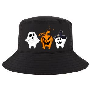 Teeth Witch Dentist Ghost Pumpkin Scary Halloween Costumes Gift Cool Comfort Performance Bucket Hat