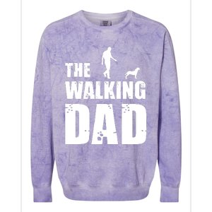 The Walking Dad Rottweiler Dog Lover Owner Dog Breed Gift Colorblast Crewneck Sweatshirt