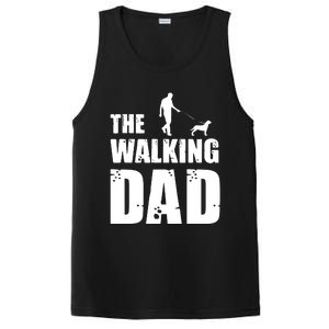 The Walking Dad Rottweiler Dog Lover Owner Dog Breed Gift PosiCharge Competitor Tank