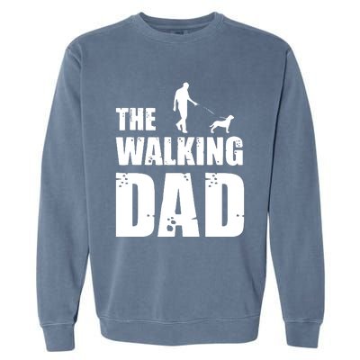 The Walking Dad Rottweiler Dog Lover Owner Dog Breed Gift Garment-Dyed Sweatshirt