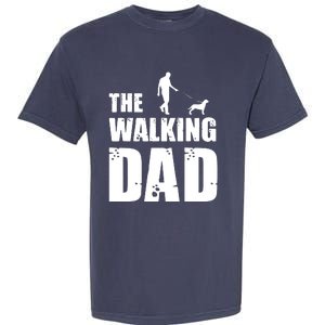 The Walking Dad Rottweiler Dog Lover Owner Dog Breed Gift Garment-Dyed Heavyweight T-Shirt