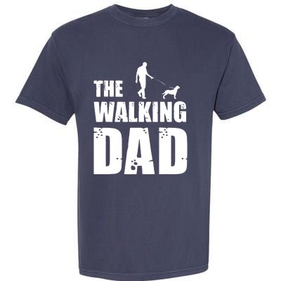 The Walking Dad Rottweiler Dog Lover Owner Dog Breed Gift Garment-Dyed Heavyweight T-Shirt