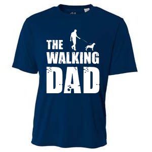 The Walking Dad Rottweiler Dog Lover Owner Dog Breed Gift Cooling Performance Crew T-Shirt