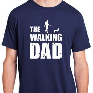 The Walking Dad Rottweiler Dog Lover Owner Dog Breed Gift Adult ChromaSoft Performance T-Shirt